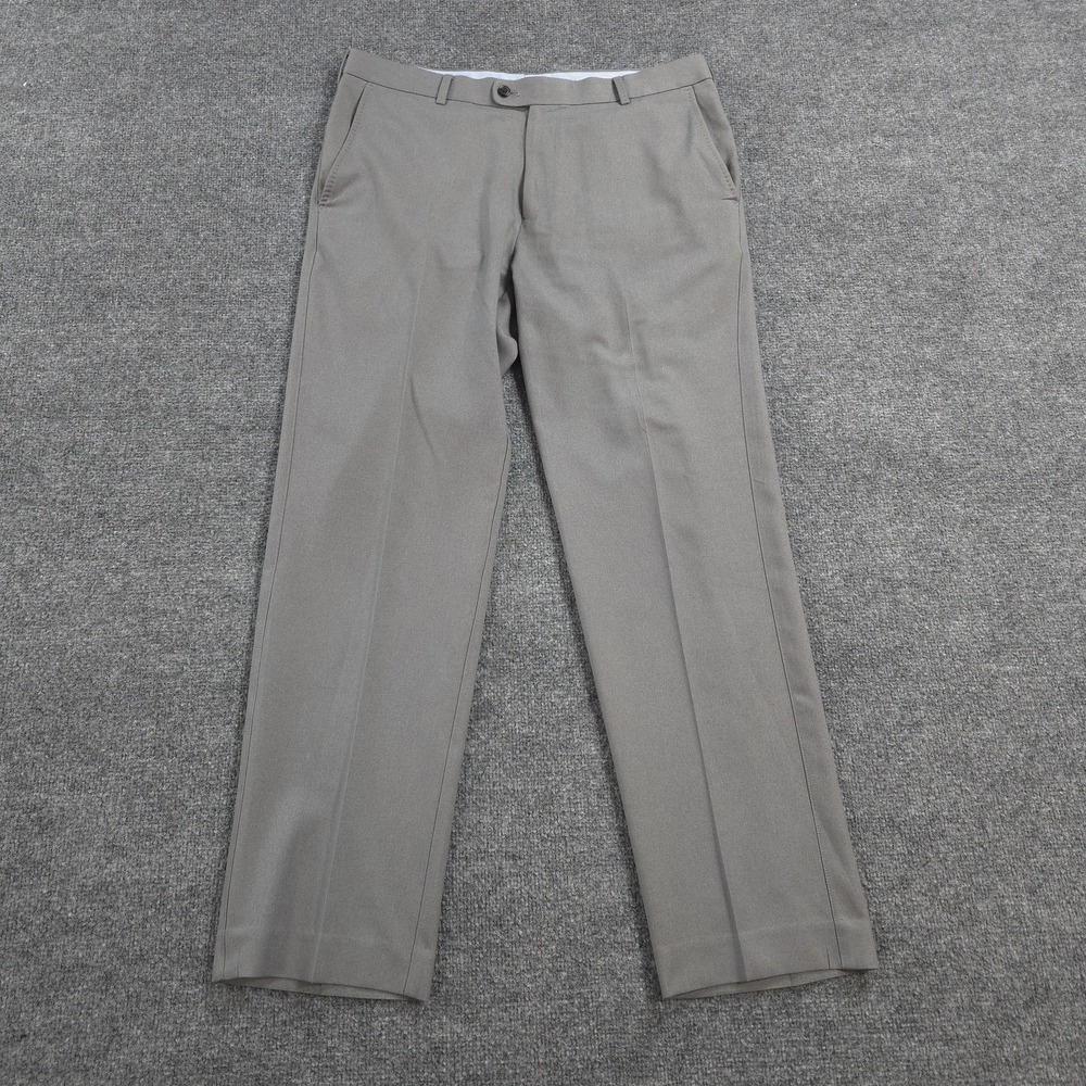 Peter Millar Pants Mens 35x32 Gray Charlotte Trousers Dress Business Casual Tech